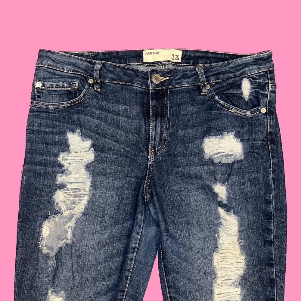 garage ripped skinny jeans